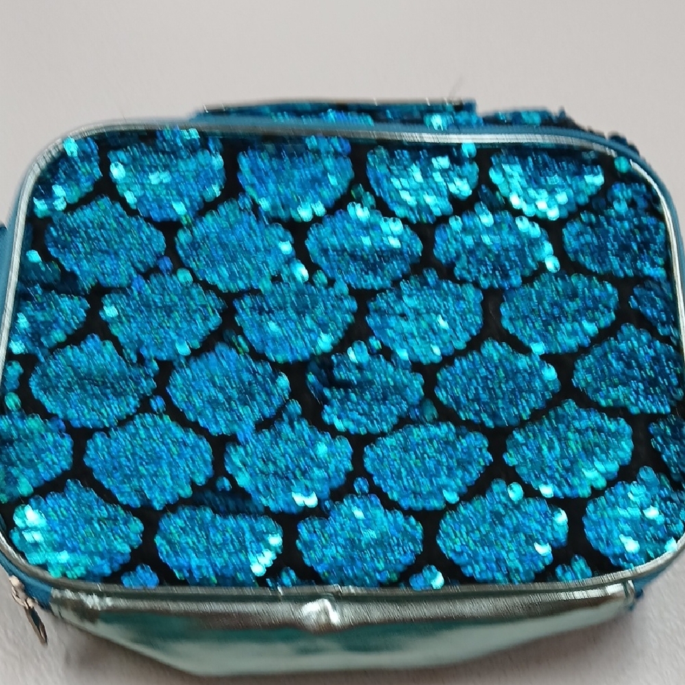 NEW-Sequin Blue Women's Bag